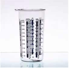Caraffa graduata Cosmoplast trasparente da 0,5 l