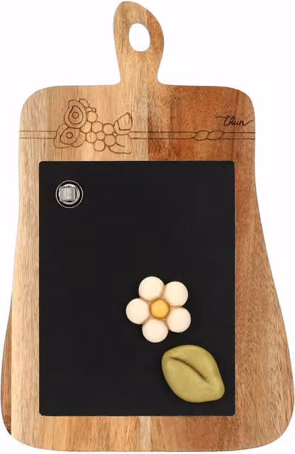 Lavagna magnetica da parete THUN Country Bloom con decoro floreale multicolore in legno