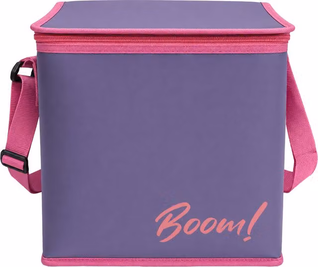 Borsa termica Boom viola con tracolla da 20 L