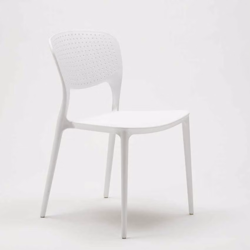 Sedie Sedia da cucina Sedia da tavolo Sedia da giardino Sedia da pranzo Garden Giulietta - Bianco