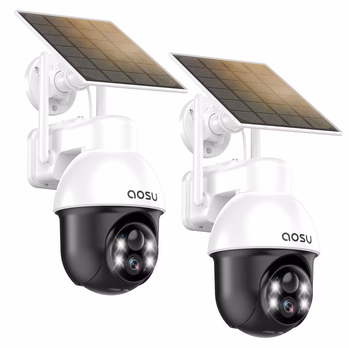 Telecamera di sicurezza da esterno con pannello solare - Risoluzione 2K 3MP - Wireless - Resistente all'acqua (IP65)