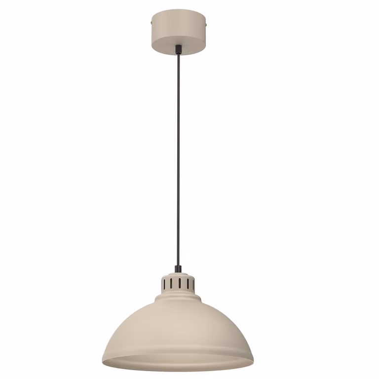LUMINEX lampada lampadario Sven beige 1xE27 soffitto