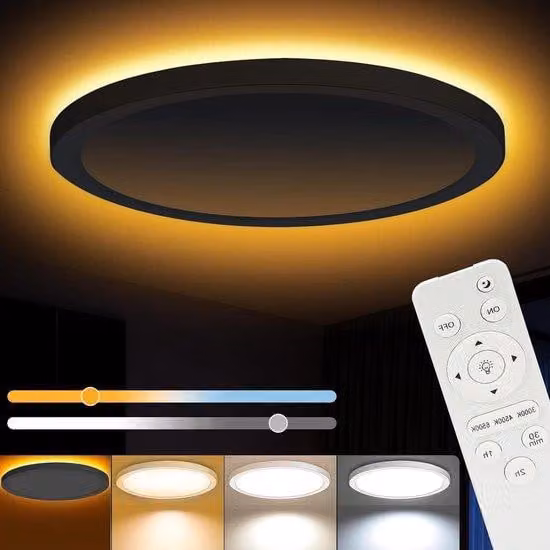 Plafoniera dimmerabile 24 W 3000 K-6500 K con telecomando