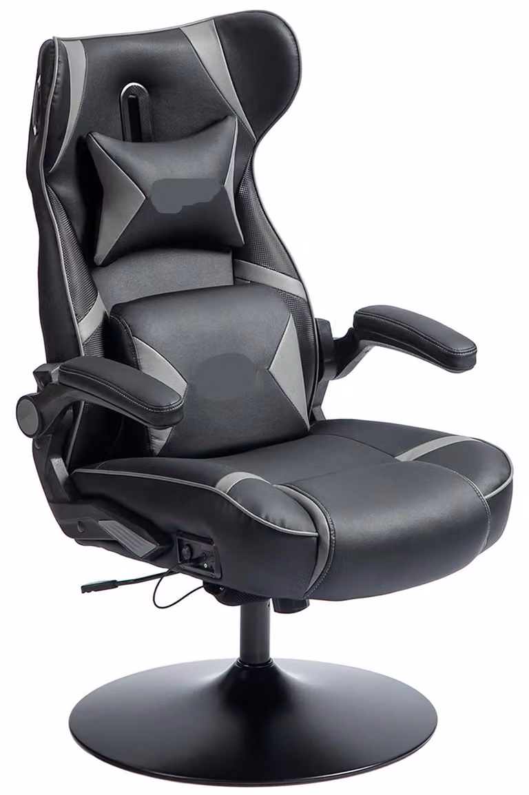 Sedia da gaming - Sedia ergonomica - Sedia da ufficio - Sedia girevole - Altezza seduta regolabile - Altoparlanti Bluetooth