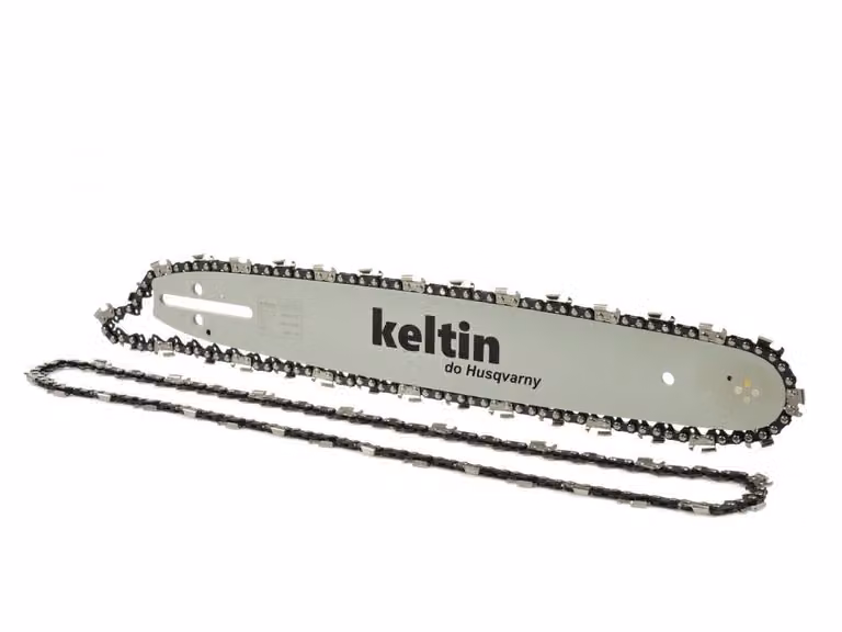 KELTIN Barra di guida per motosega e 2 catene 15" 0,325" 1,5mm 64z K02410