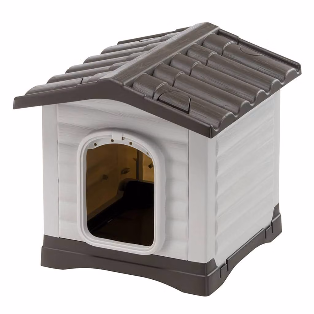 Cuccia per cani Ferplast Dogvilla 50 43x48x44 cm Grigio
