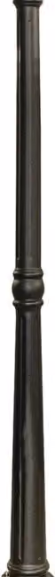 Lampione Da Esterno Rustico-Country Bel Aire Alluminio Nero Vetro 1 Luce E27