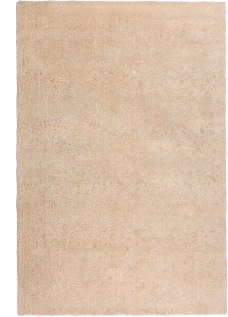 Tappeto Shaggy Beliani Beige Moderno Rettangolare Trapuntato a Pelo Lungo L: 200 cm, P: 300 cm