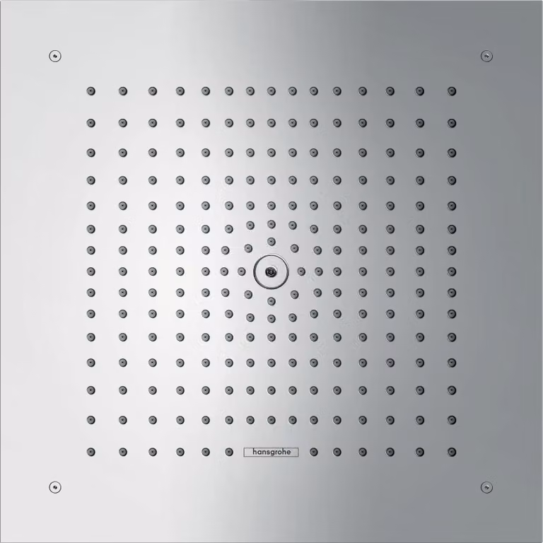 hansgrohe Raindance E Douche de tête, carrée 400x400mm, 1jet, intégrée au plafond, 26252000, 26252000