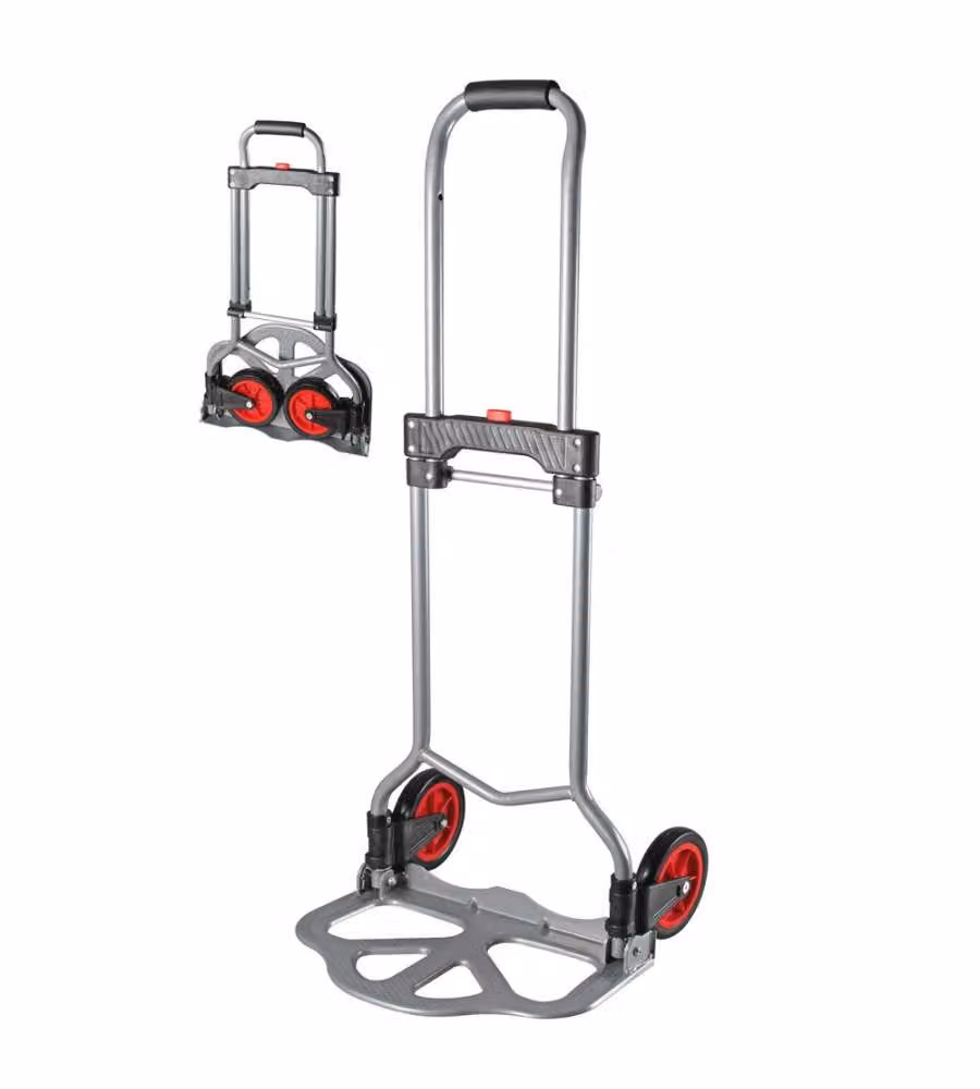 Valex Carrello Portatutto Pieghevole 60kg con Manico Telescopico H95cm