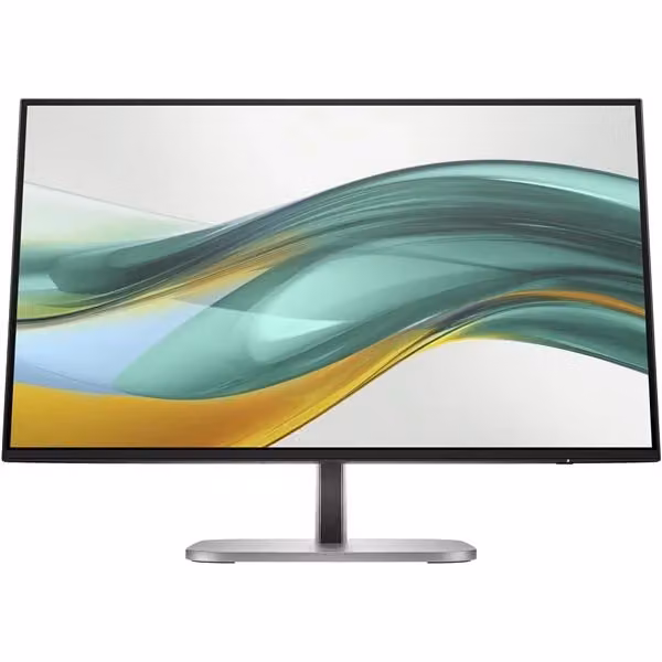 Monitor HP Serie 5 Pro 524pu da 23,8 pollici Full HD IPS 100Hz con USB-C, HDMI, DisplayPort ed Ethernet, Nero e Argento