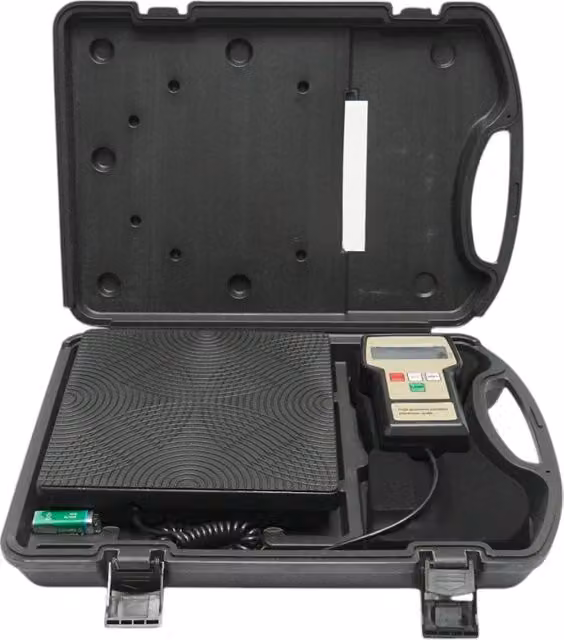 Bilancia elettronica per freon nera con display RCS-7020 fino a 100 kg – 1