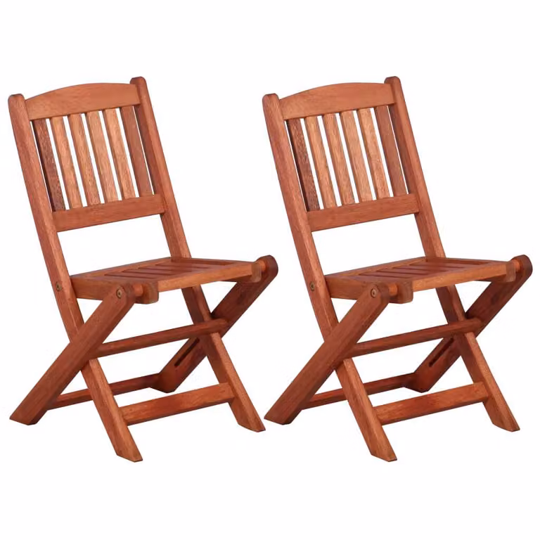 Set da Pranzo per Esterni per Bambini 4 pz Legno di Eucalipto