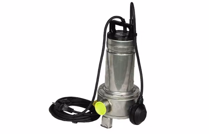 Elettropompa Sommersa per Acque Sporche Lowar 1.1 HP 1.5 kW Monofase in Colore Argento – 2