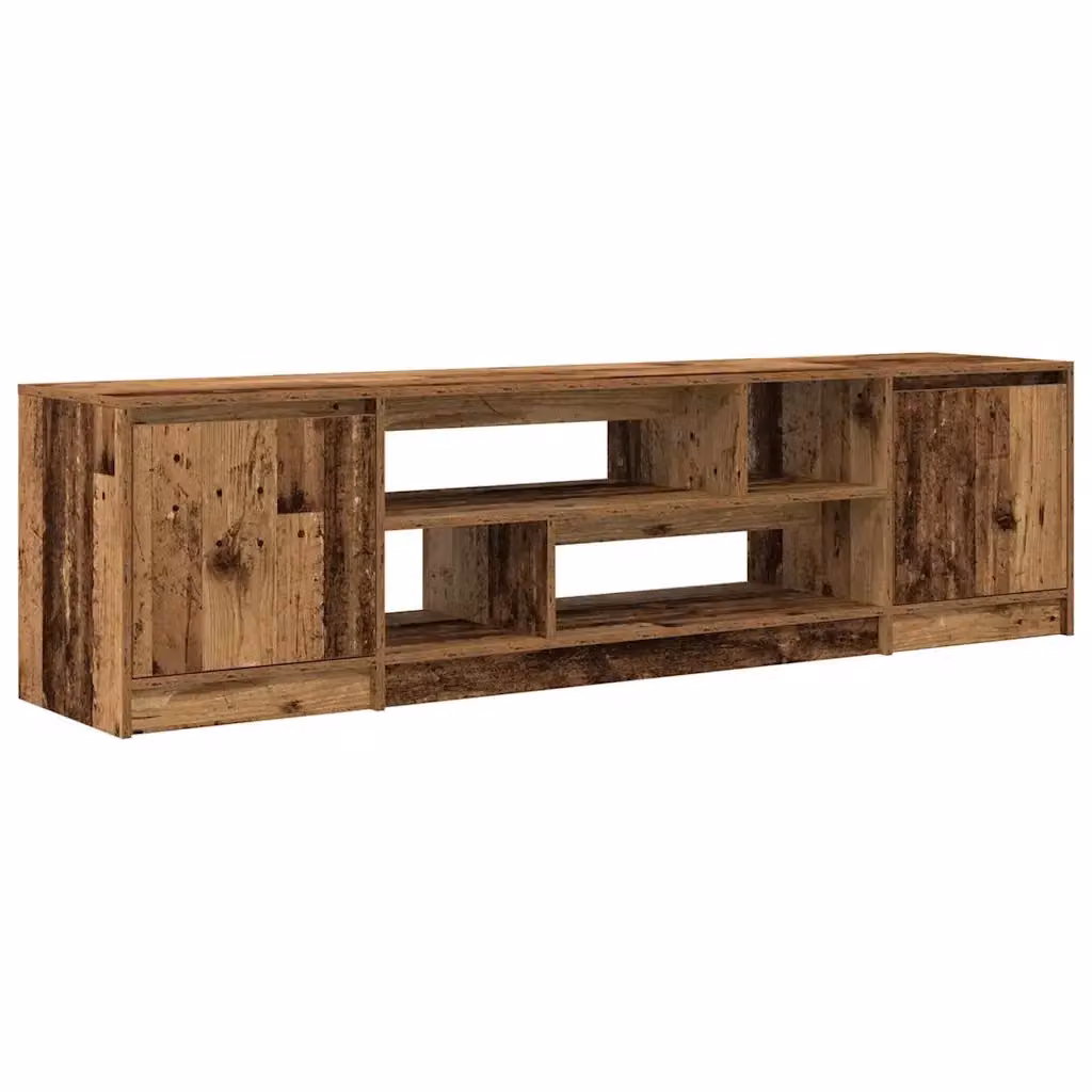 Mobile Porta TV vidaXL in Legno MDF Marrone Stile Rustico L: 188,5 cm, P: 41 cm, H: 50 cm – 2