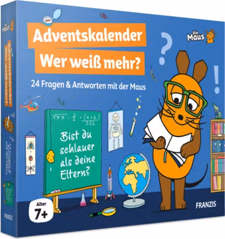 FRANZIS 67216 - Calendario dell'Avvento del topo Chi ne sa di più?