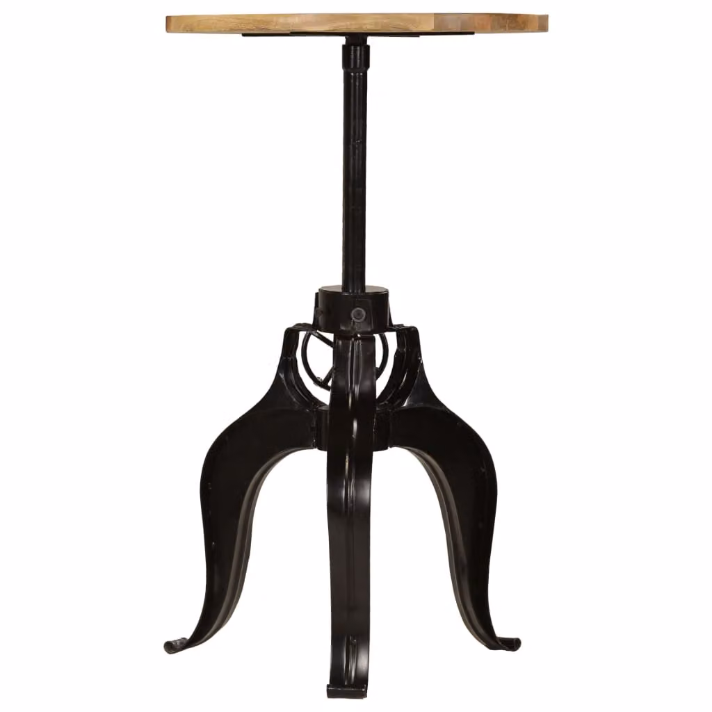 vidaXL Tavolo da bar in legno massiccio di mango 60×(76-110) cm