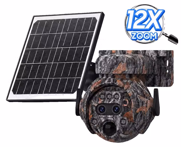 Telecamera di sicurezza per la fauna selvatica, con connettività 4G, sistema di imaging a doppia lente, include una scheda di memoria da 64G