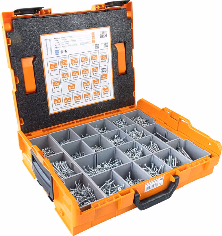 Heco -TOPIX-plus assortimento 3005 L-BOXX 102, 62897 con montaggio (1 pezzo)