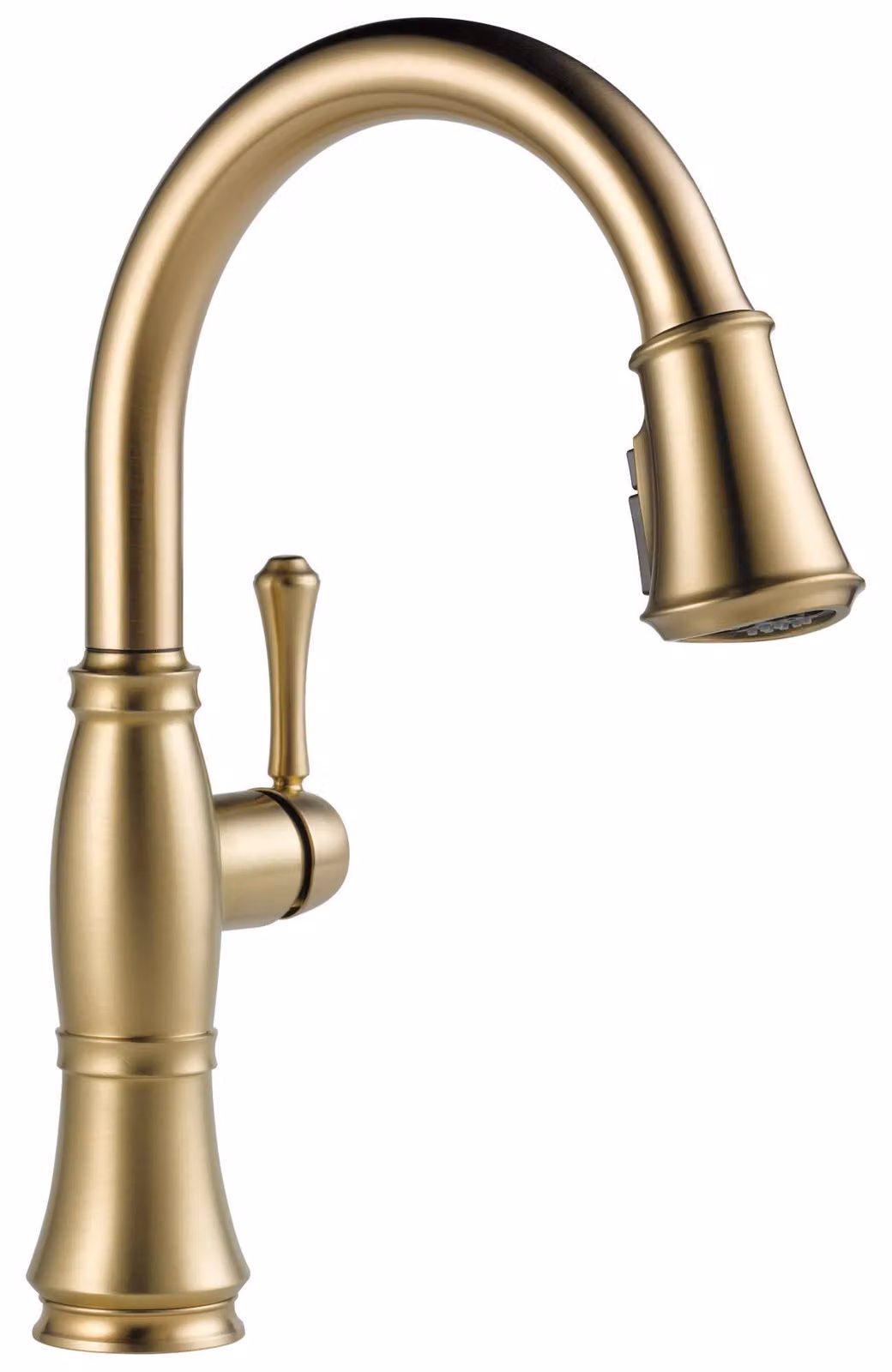 Miscelatore monocomando per cucina con doccetta estraibile, finitura bronzo