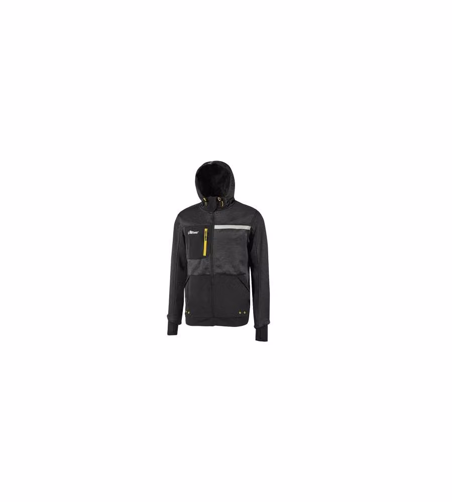 Felpa Ful-Zip U-Power Galaxy Black Carbon M