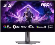 Monitor Gaming AOC AGON PRO AG326UZD2 da 31,5 pollici OLED 4K UHD 240Hz Nero e Grigio