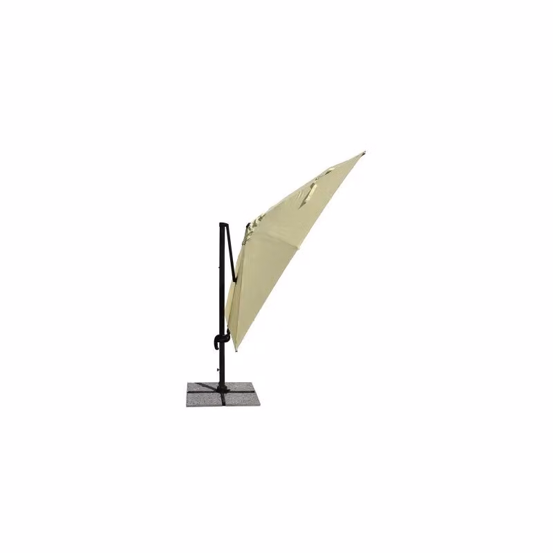 Ombrellone a braccio laterale Antibes MAFFEI in alluminio beige L: 300 cm – 2