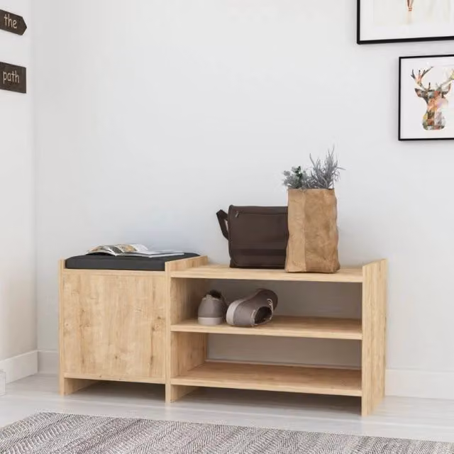 Scarpiera Sunno Effezeta Italia colore rovere marrone opaco