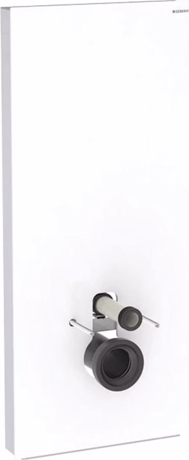 Geberit Monolith module sanitaire pour WC suspendu, 114 cm, entrée deau derrière au centre, avec tubulure de raccordement, 131.031.SI.5, 131.031.SI.5