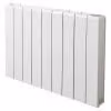 Adam Samson radiatore elettrico 2000W WiFi, 58×80×9 cm, ceramico+convezione termostato da parete bianco