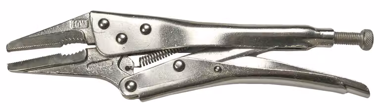 SW-Stahl 41521SB Pinze di bloccaggio Langbeck 225 mm I Ganasce extra sottili I Pinze di bloccaggio con ganasce dritte I Pinze di bloccaggio Langbeck cromate opache I in confezione blister