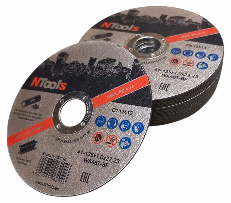 NTools SDC - Dischi da taglio, dimensioni 125 x 1,0 x 22,23 mm, confezione da 25 pezzi