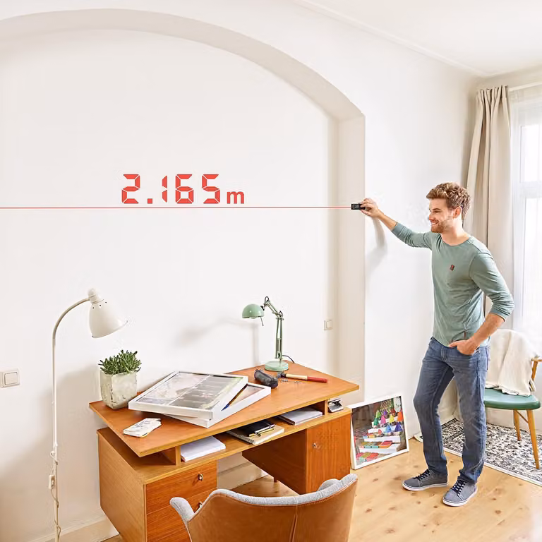 Bosch Zamo Laser Distance Meter - 3 mm Accuracy - 25 m Range - USB Rechargeable