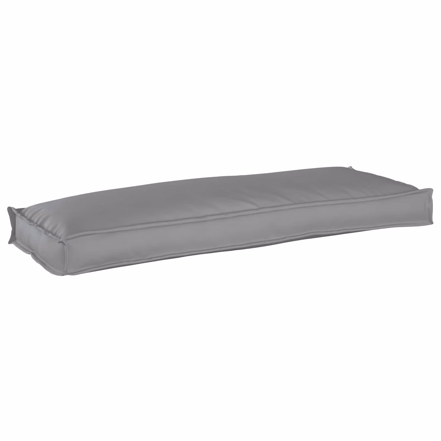 Cuscino vidaXL Grigio in Tessuto Oxford Idrorepellente L: 110 cm, P: 40 cm, H: 8 cm