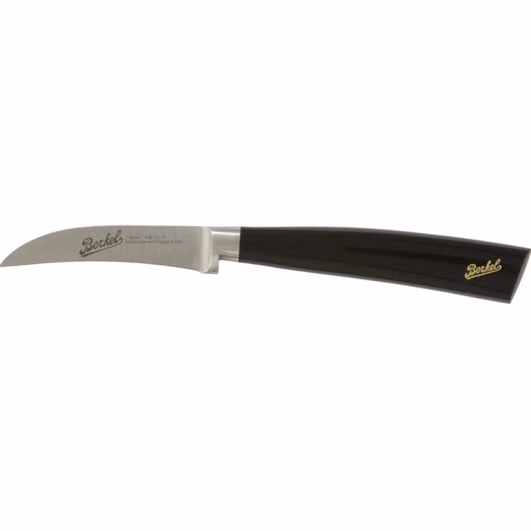 Spelucchino curvo cm 7,5 linea Elegance nero lucido di Berkel