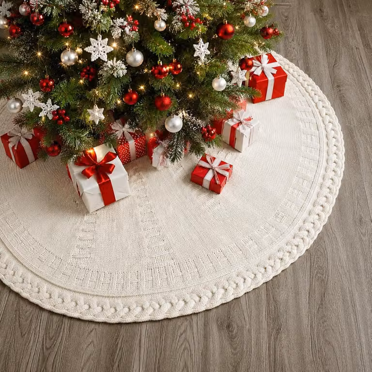 Copertura morbida per albero di Natale, 1 pezzo, per proteggere il pavimento, adatta per alberi di Natale