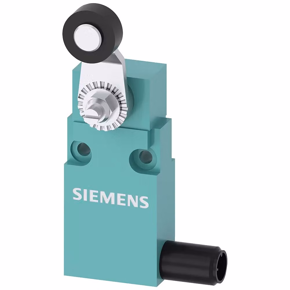 Interruttore di posizione Siemens, in versione compatta da 30 mm di larghezza, con connettore M12 3SE54130CN201EB1