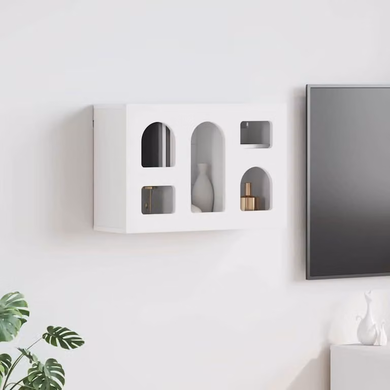 Armadio pensile con scaffale ELST vidaXL Bianco L 60 cm, P 20 cm, H 40 cm