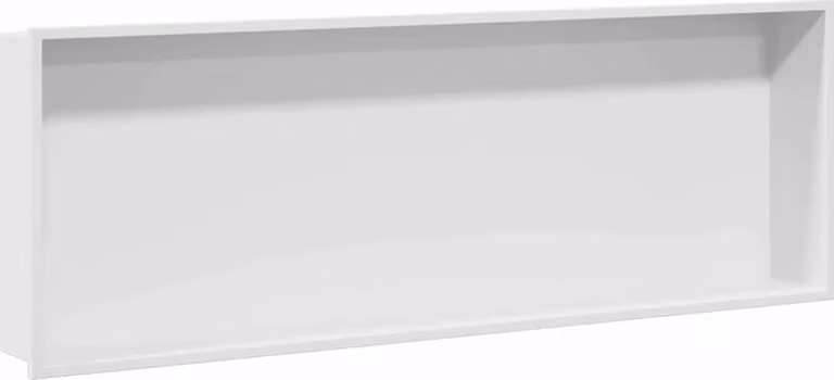 Nicchia per doccia Bianco 90 x 30 x 9,5 cm Acciaio inossidabile