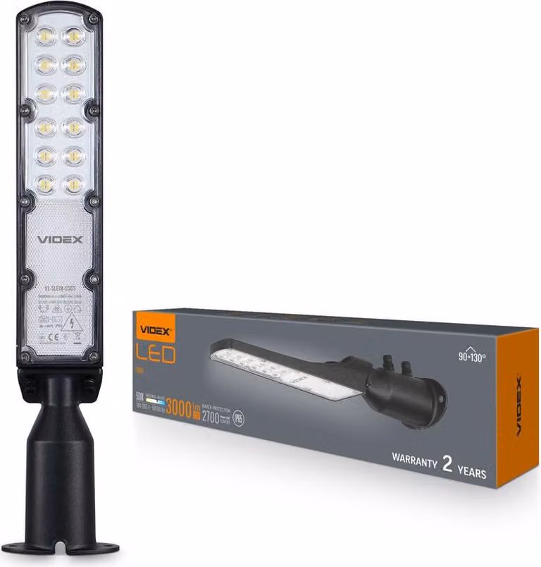 Lampione a LED VIDEX IP65 30W 3000LM 5000K AC 180-265V