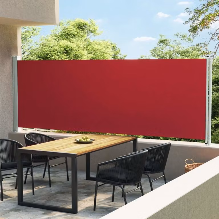 Maison Exclusive - Tenda da sole laterale estensibile 600x160 cm, rossa