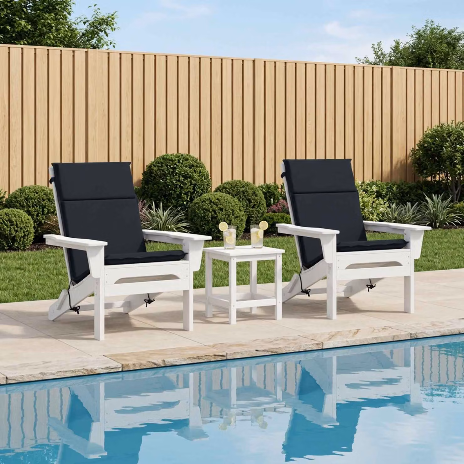 vidaXL Cuscino per sedia a schienale alto GEMERT 2 pz 100% Poliestere