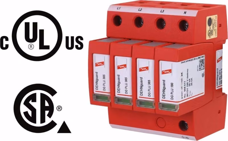 Scaricatore di sovratensione DEHN DG MU 3PY 480 4W+G R 908346