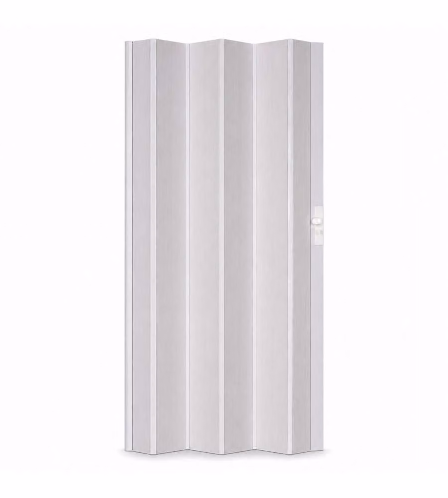 Porta a Soffietto PVC 83x214 cm Pino Sbiancato Moderno