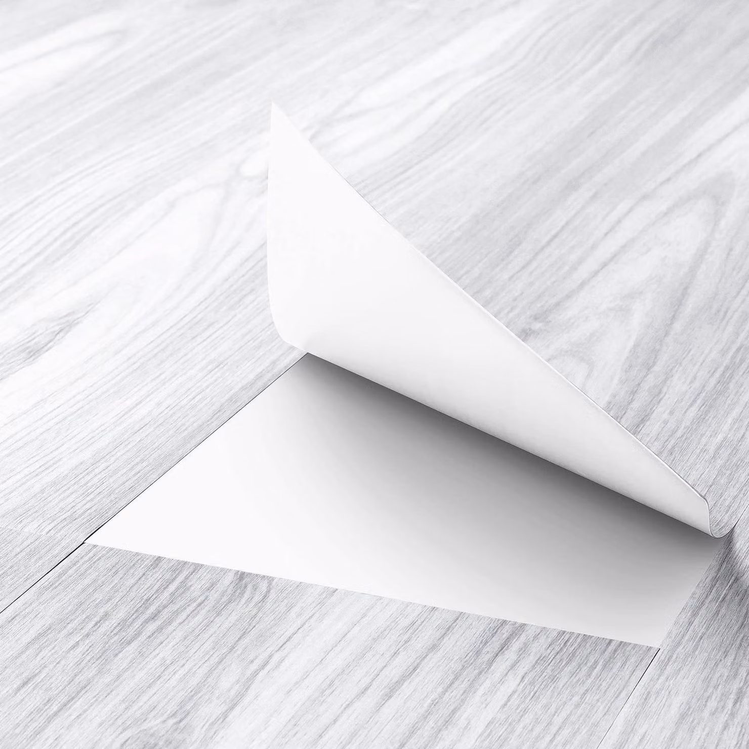 Piastrelle adesive per pavimento - Effetto legno grigio in PVC - 90 x 15 cm - 5 pezzi