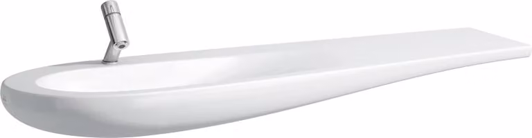 LAUFEN Alessi one Lavabo, à encastrer, sans trou pour robinet, sans trop-plein, 1600x500, H8149714001091, H8149714001091