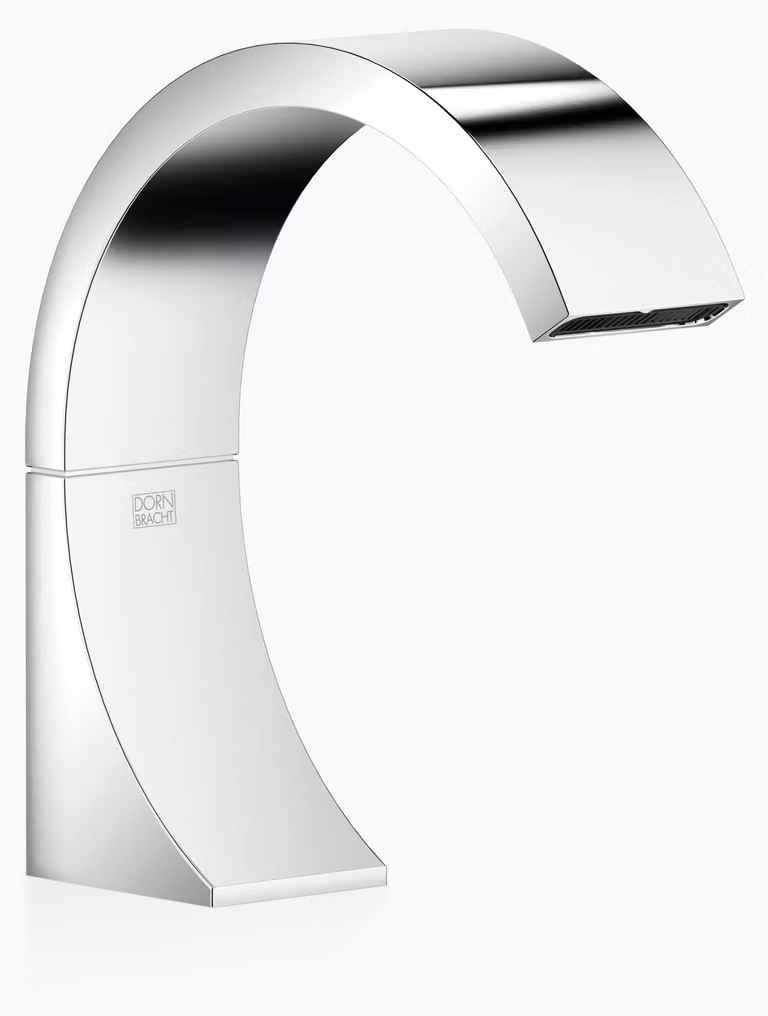 Dornbracht CYO Bec déverseur pour lavabos sans garniture de vidage, saillie 133mm, 13715811-00, 13715811-00