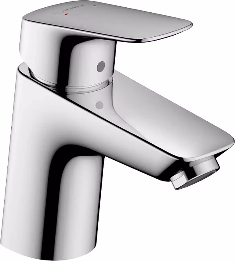 Miscelatore monocomando per lavabo hansgrohe Logis 70 con dispositivo di scarico push-open, cromato, 1 pz.
