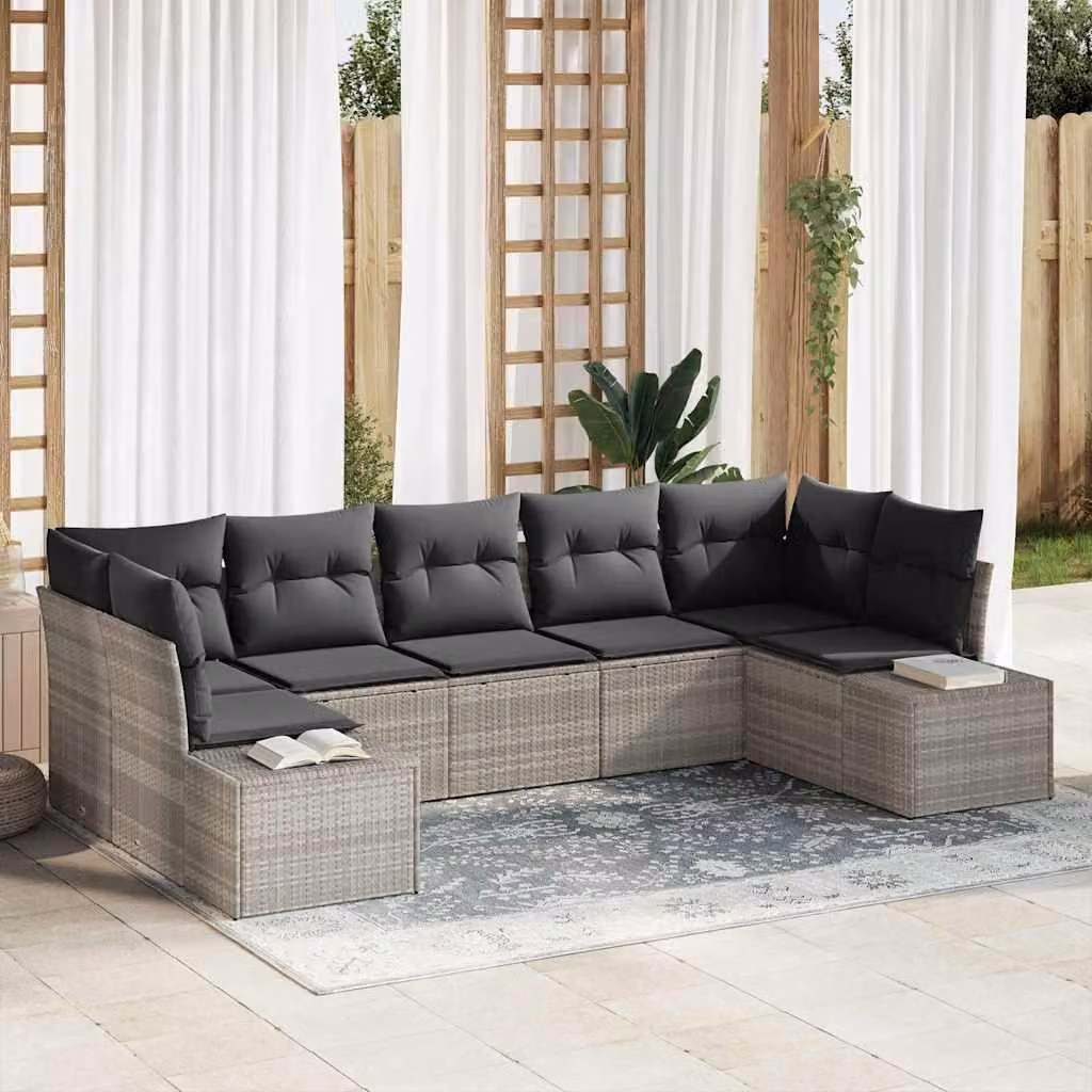Maison Exclusive - 7 pezzi, grigio scuro