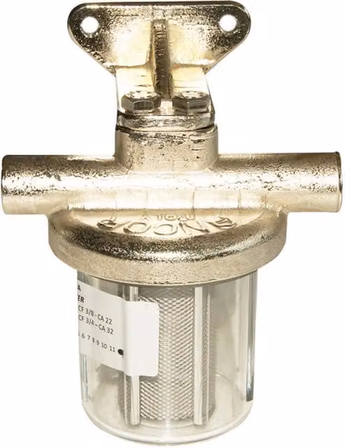 Filtro acqua CF 3/4 Ancor in ottone color argento